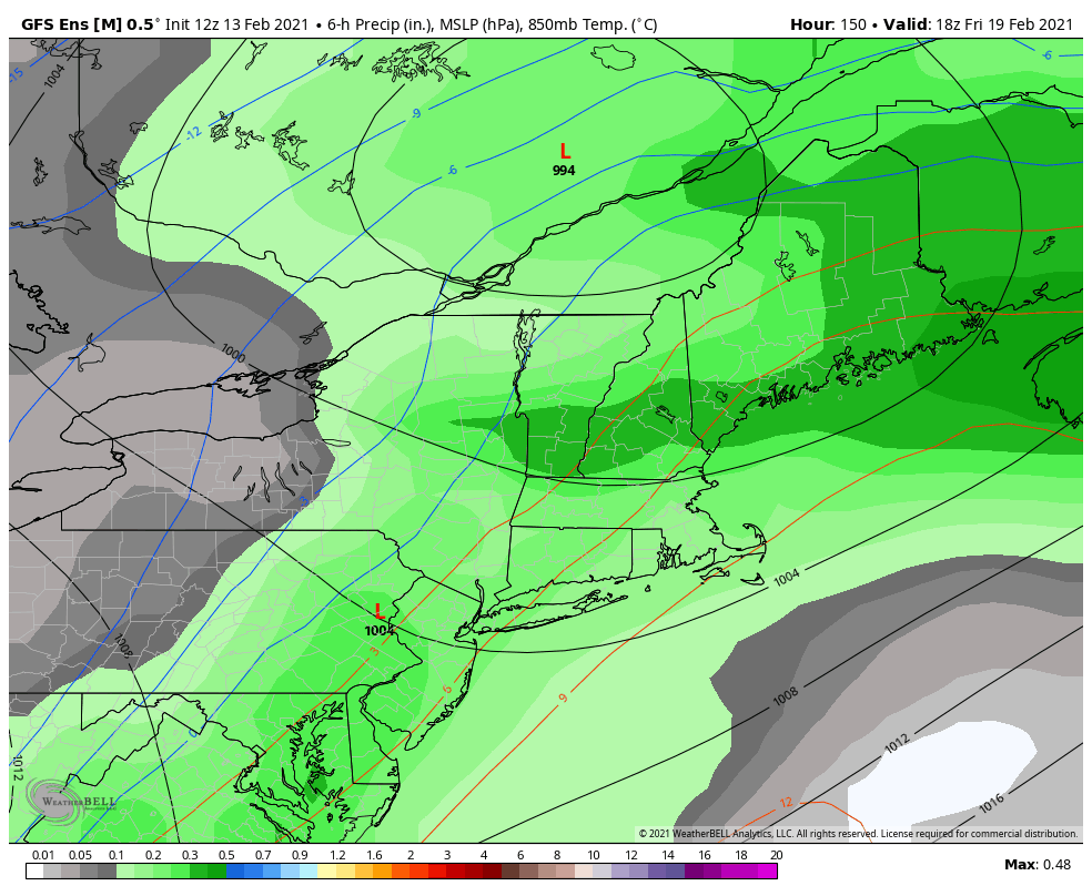 This image has an empty alt attribute; its file name is gfs-ensemble-all-avg-neng-t850_mslp_prcp6hr-3757600.png